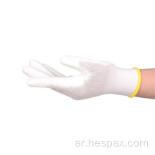 Hespax Polyester 13 Gauge Pu Palm Gloves